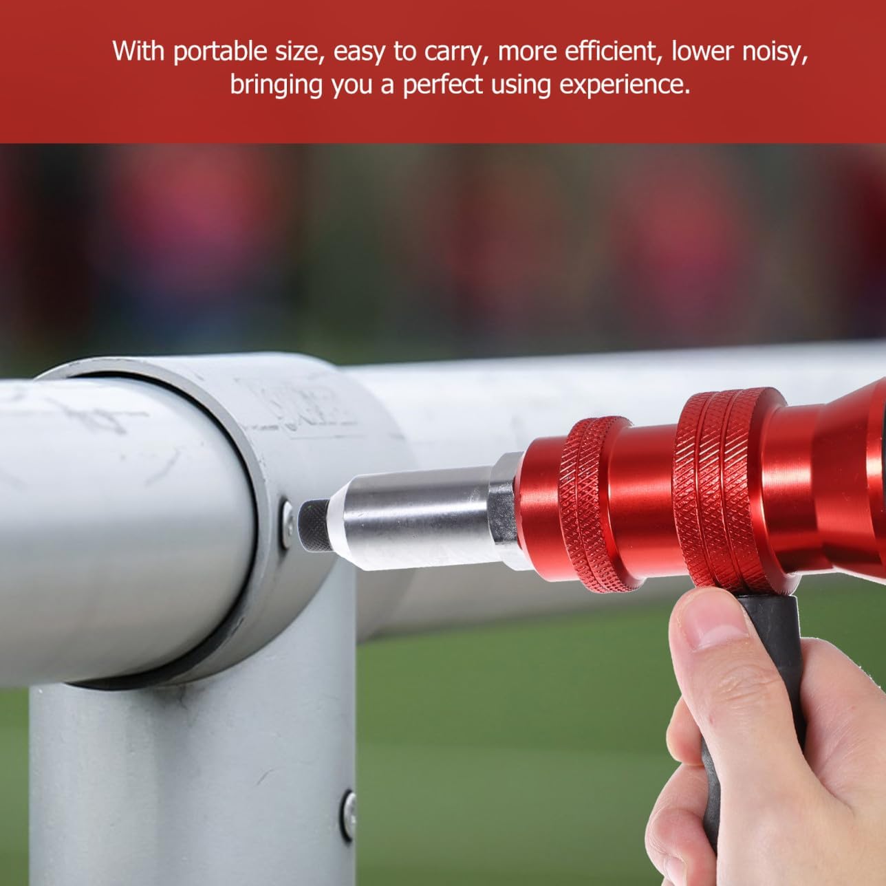 Electric Rivet Drill Adapter Cordless Rivet Tool Attachment Heads for Effortless Riveting Easy Installation Compatible with Cordless Drills