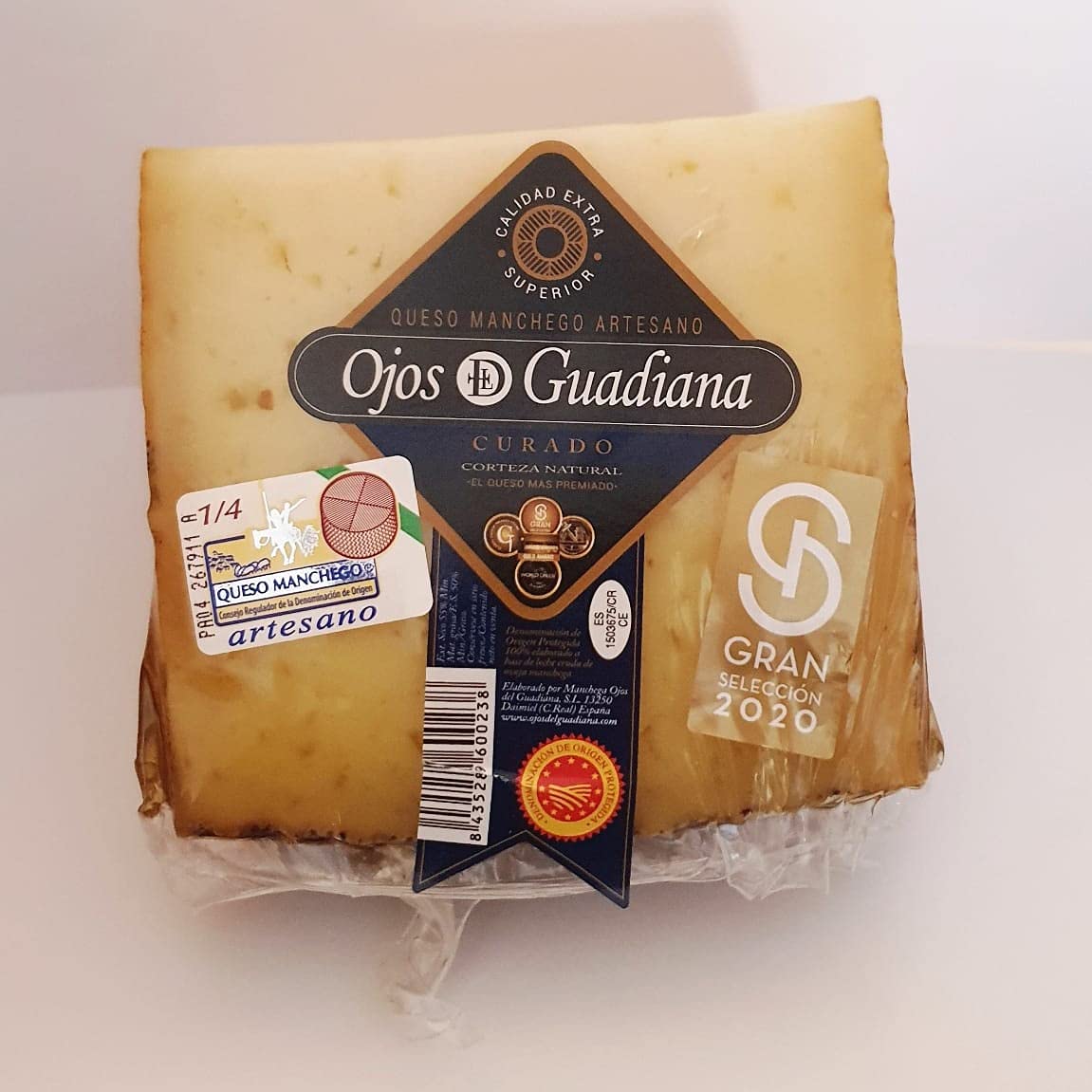 Queso Artesano D.O. Manchego Ojos del Guadiana - CURADO - 2 kilos aprox — view 4