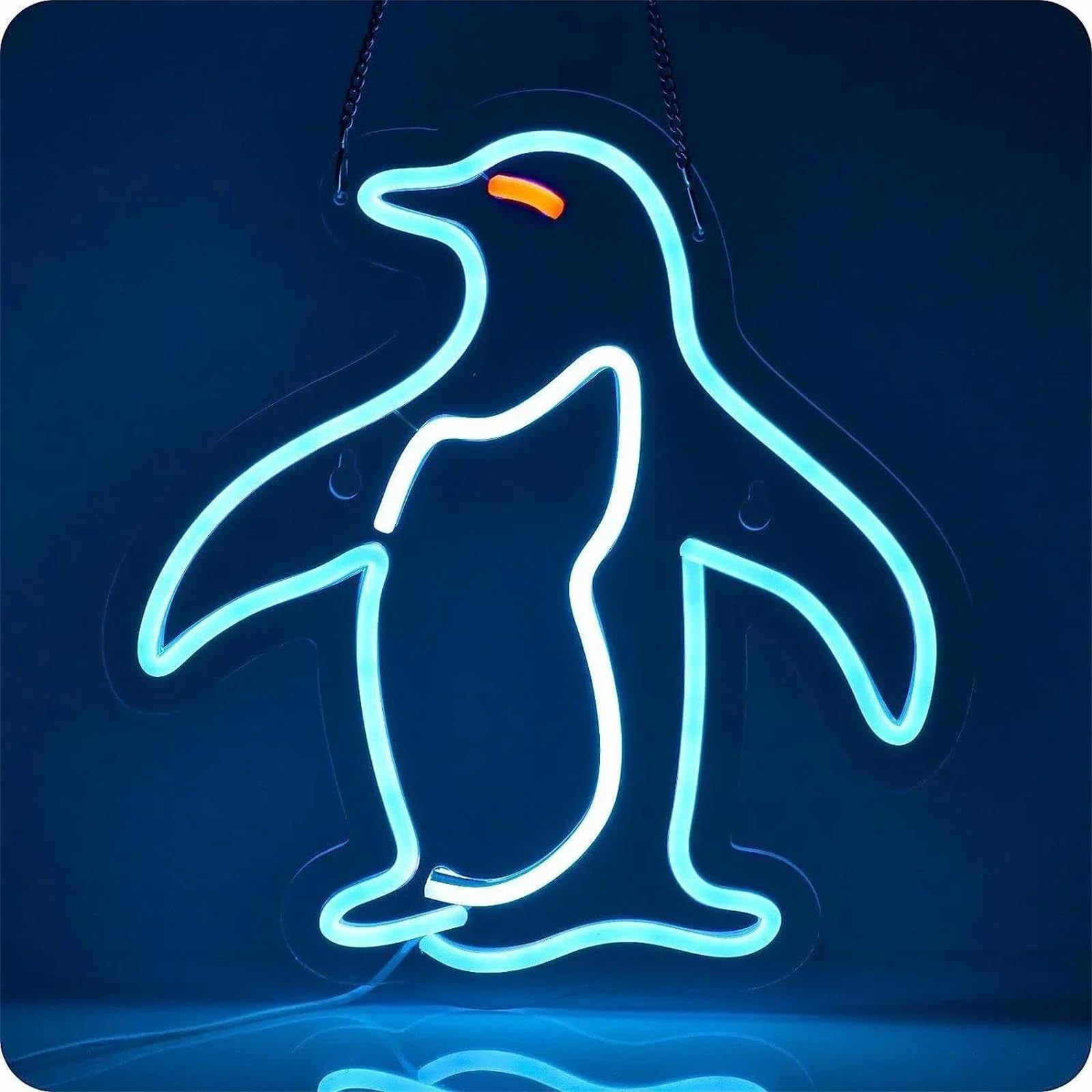 Amazon.co.jp: FINOTI ペンギン LED ネオンライトサイン バークラブ 