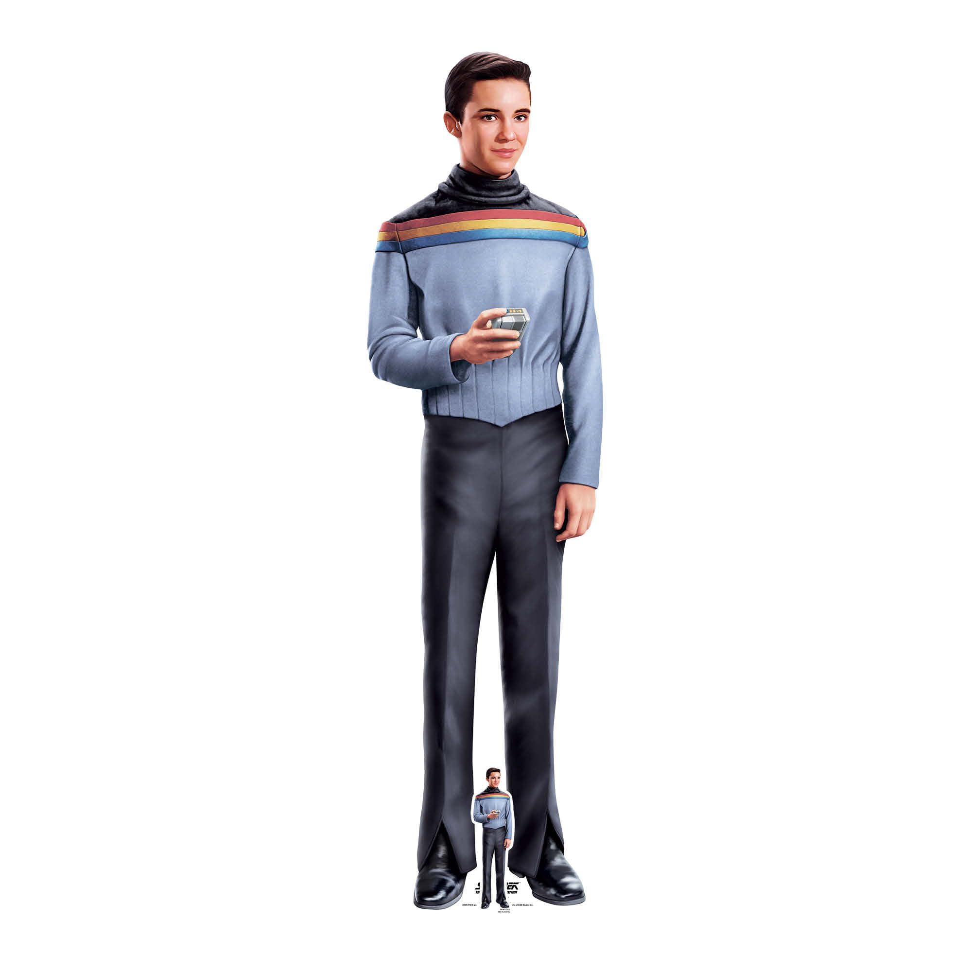 Wesley Crusher Star Trek Lifesize Cardboard Cutout with Free Mini Standee