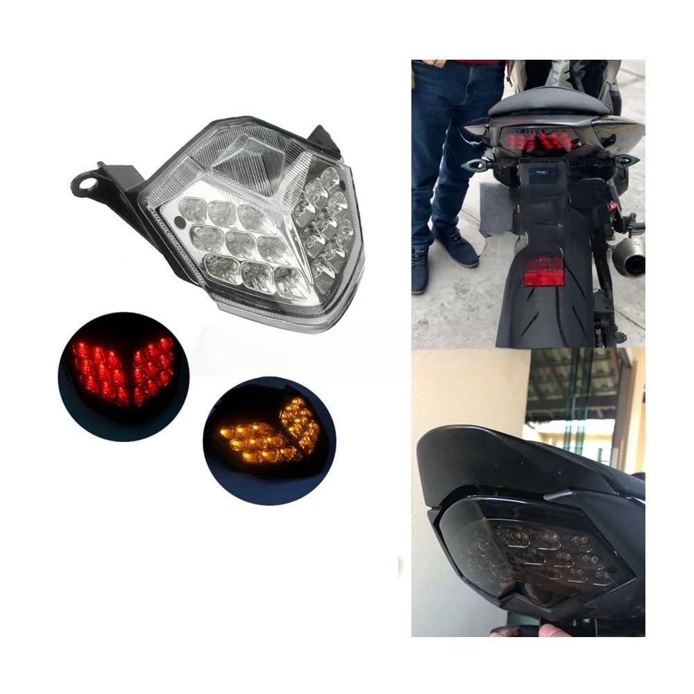 Luz Trasera LED Para Motocicleta, Luz De Freno Y Señal De Giro, Luz Indicadora Para Kawa&saki NIN&JA ZX-10R ZX-6R 636 Z750 Z1000 07-12 Luz trasera moto