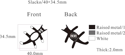 Miniatura 3 de FCFD Pin Esmalte Largo Negro (Cat)