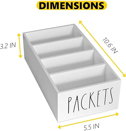 Miniatura 5 de CHONIC Organizador de condimentos, cubos de almacenamiento de despensa para mezclas de alimentos, especias, salsa, tacos y paquetes de aderezo,
