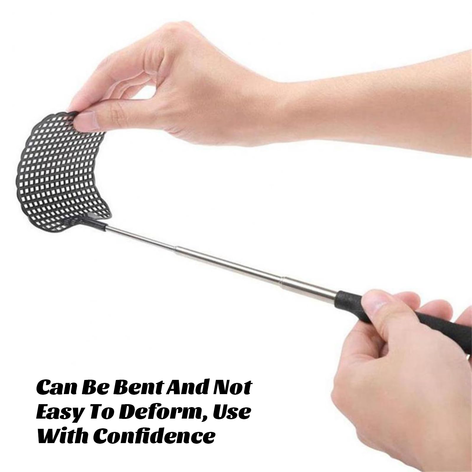 Tapette à Mouches Extensible 3 Pièces - Tapette Moustique Rétractable Pour Maison Et Extérieur
