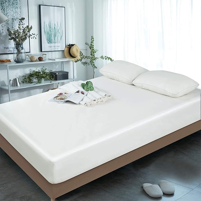 Fitted Sheet Queen 2Pack, 600 TC 16" Deep Pocket Egyptian