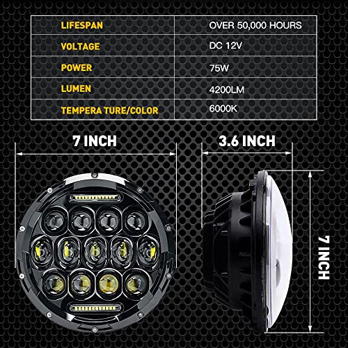 Jhlion JHLION20220328 Jeep Wrangler Headlight thumb #5