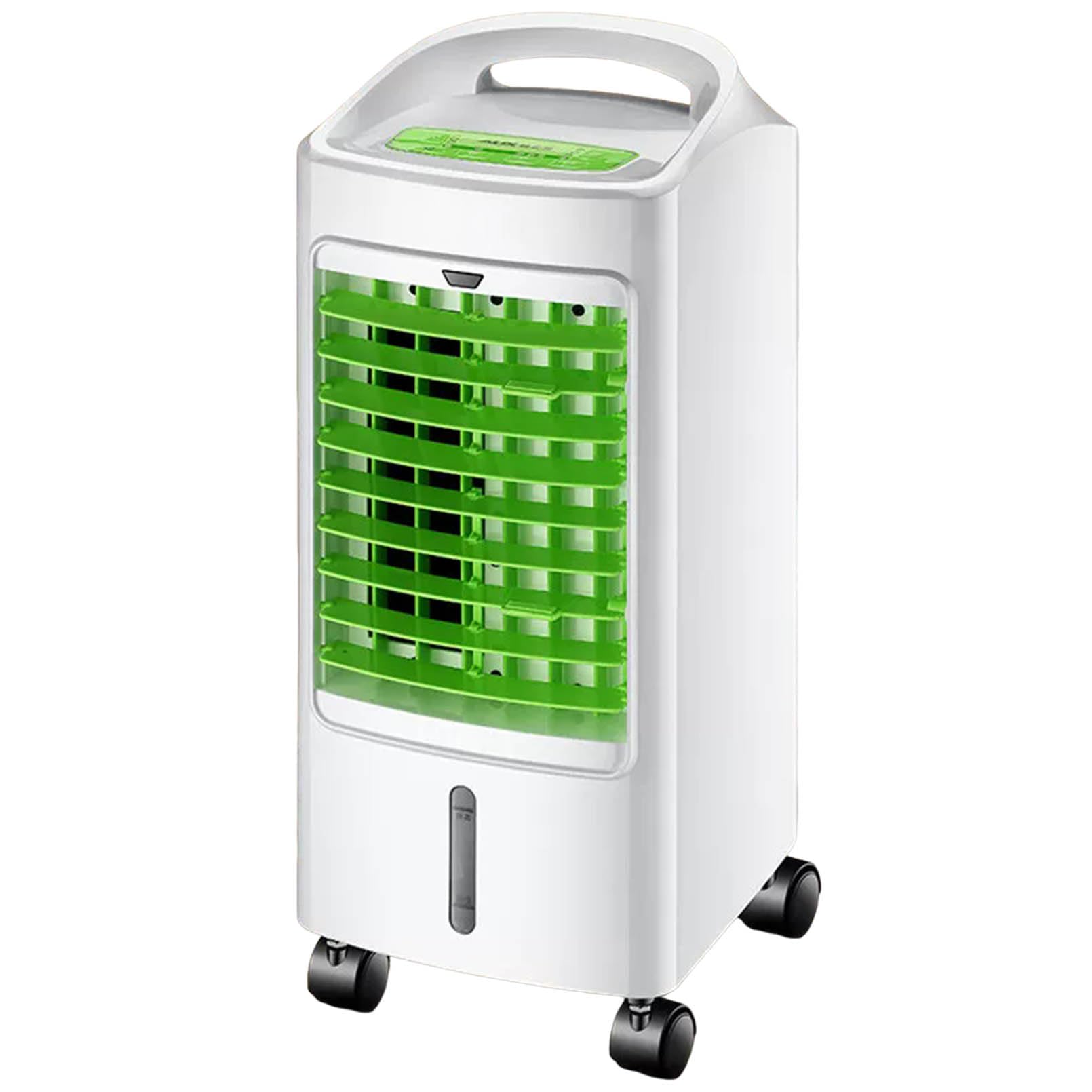 Portable Air Conditioner Cooling Fan, Portable Bladeless 3-in-1 Fan Humidifier AC, Low Noise Home Office(Remote-controlled Model)