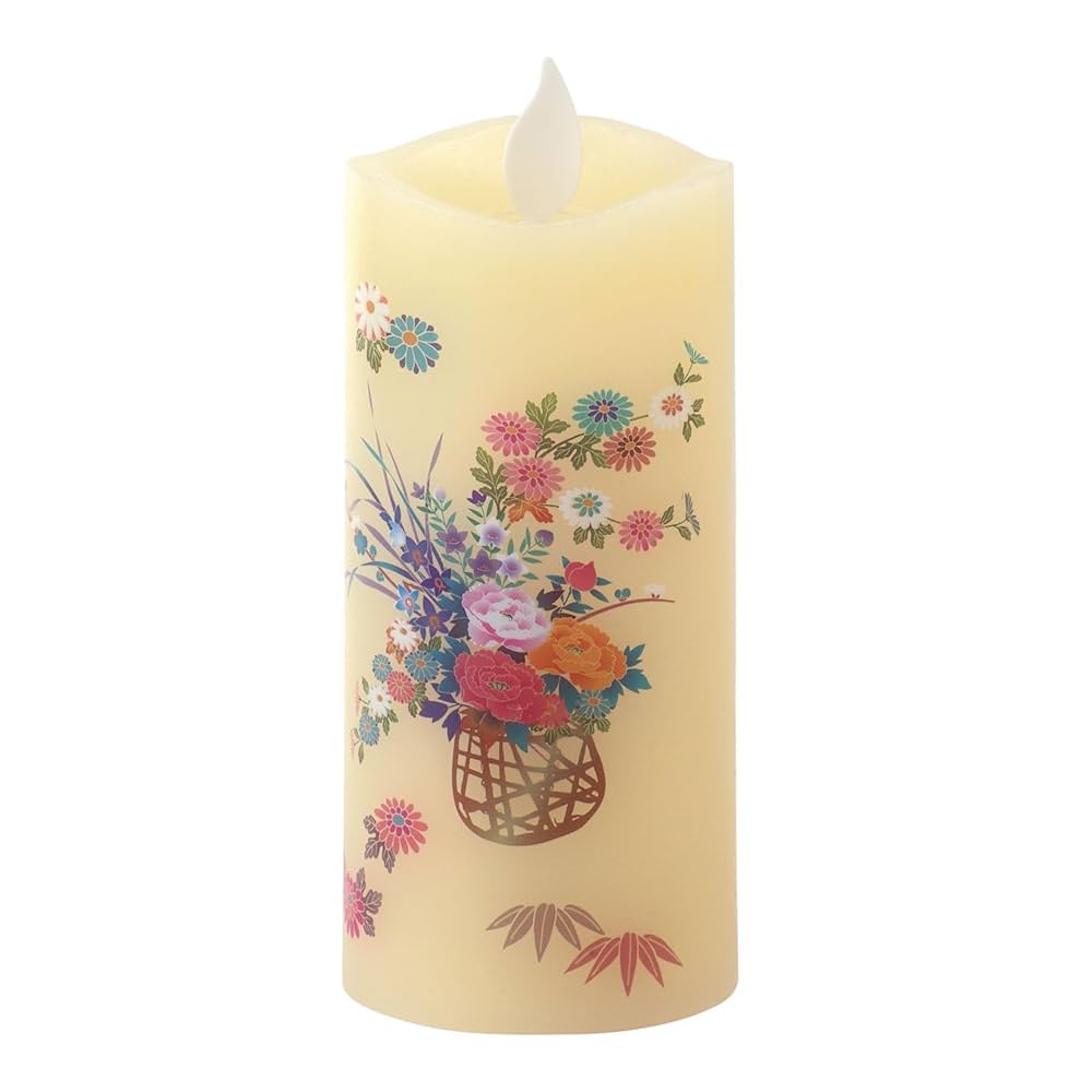 蝋燭 Amazon | カメヤマ いろはあかりS 花籠 LEDキャンドル