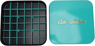 Yosoo Health Gear Pan with Dividers, Brownies Cutter, Nonstick Brownie Baking Spatula Brush, Rectangular Cake Pans All Edges Mold Tray Extensible Mould for Tiramisu Rectangle Adjustable Frame Big