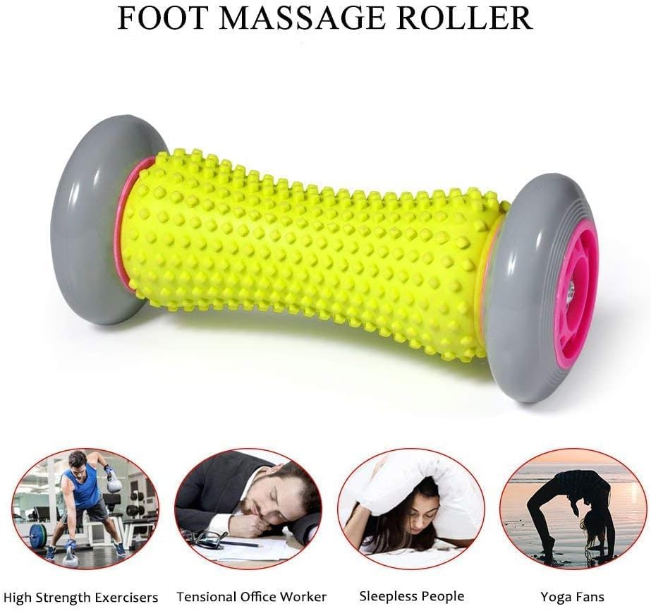 SILENCIO Foot Massage Roller – Foot and Calf Massager with Textured Surface for Daily Use – Ergonomic Design for Feet, Heels, Arches & Lower Legs – Suitable for Men & Women (Pack of 1) - Image 8 thumbnail
