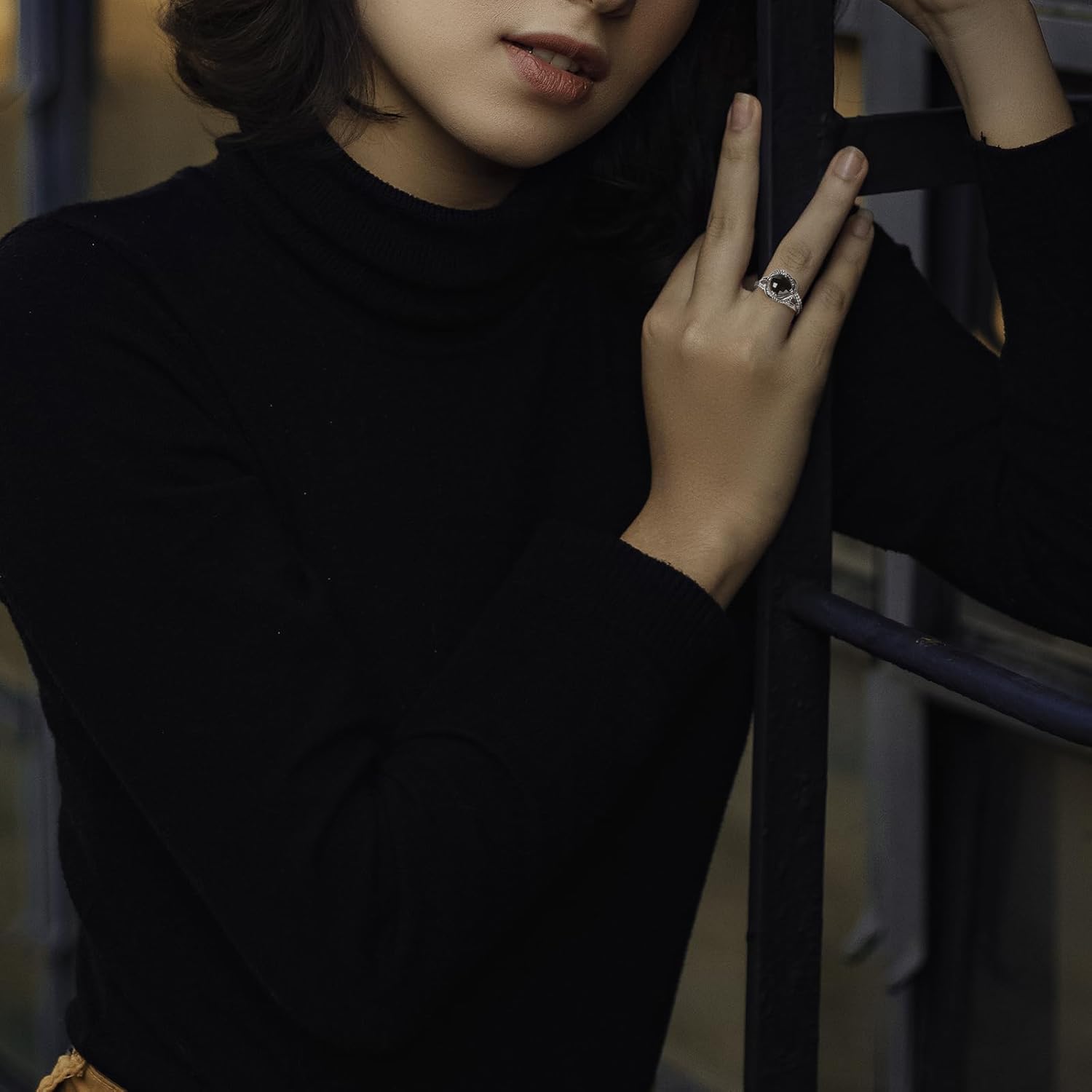 Designer Cubic Zirconia Statement Ring Antique Twisted Cable Wire Rings for Women Fashion Jewelry Gift - Image 7