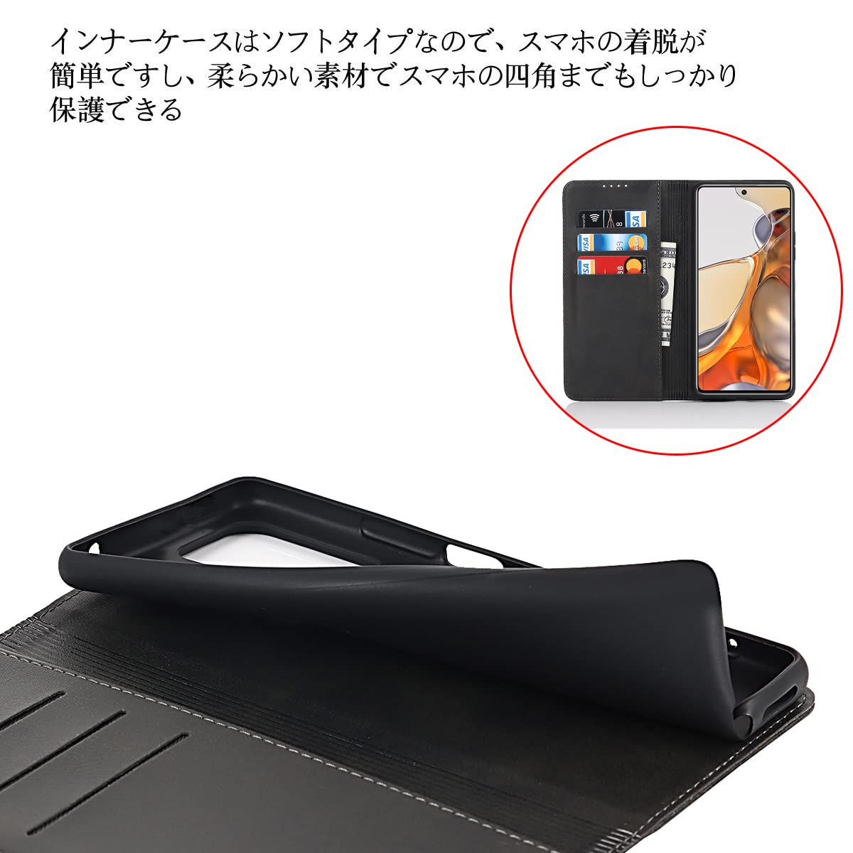 Amazon.co.jp: ZTE Libero 5G II ケース 手帳型 libero5g2スマホケース