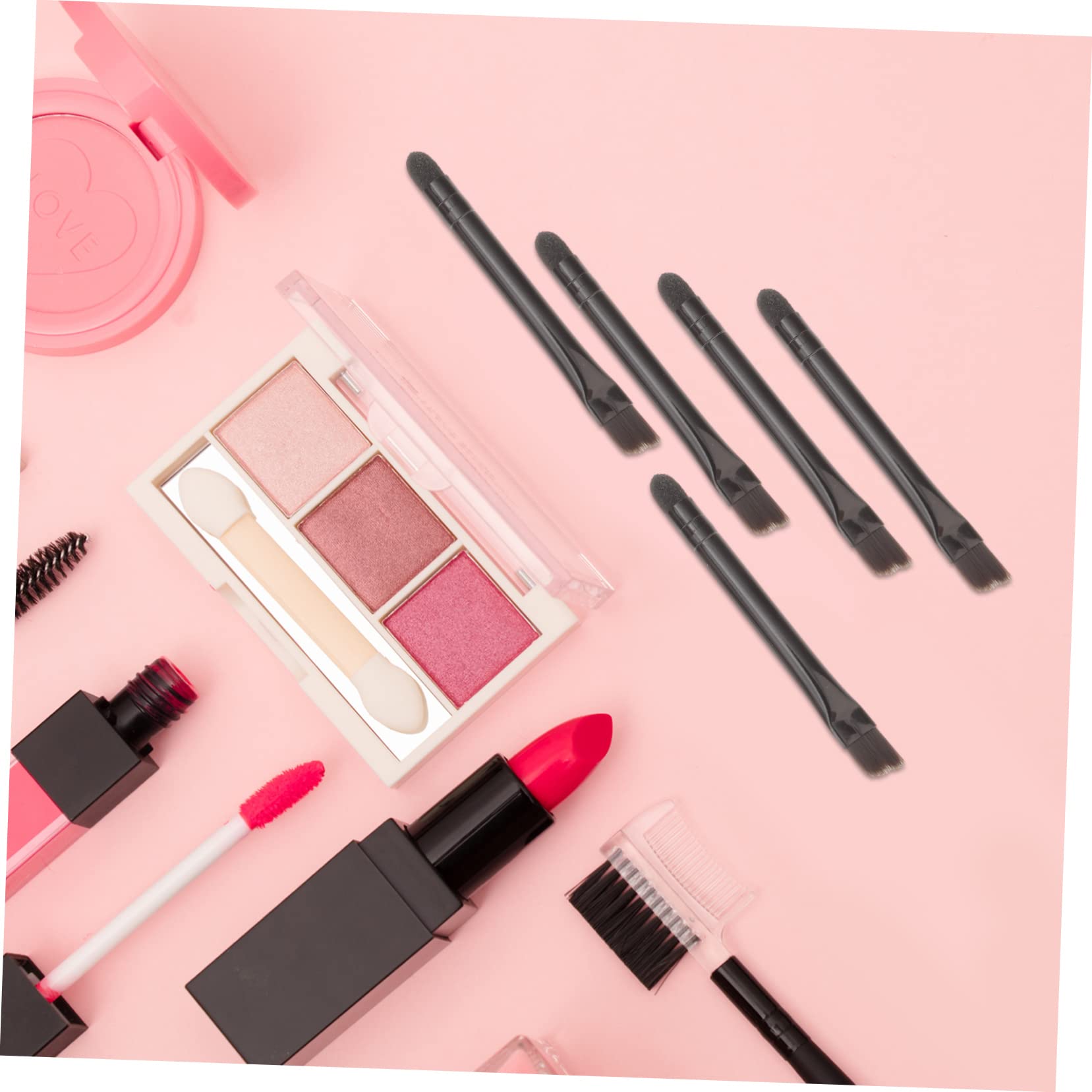 FOYTOKI 3sets Double-ended Makeup Brush Eye Shadow Sponge Applicator Beauty Tool Easy to Use Safe Materials 10pcs*3