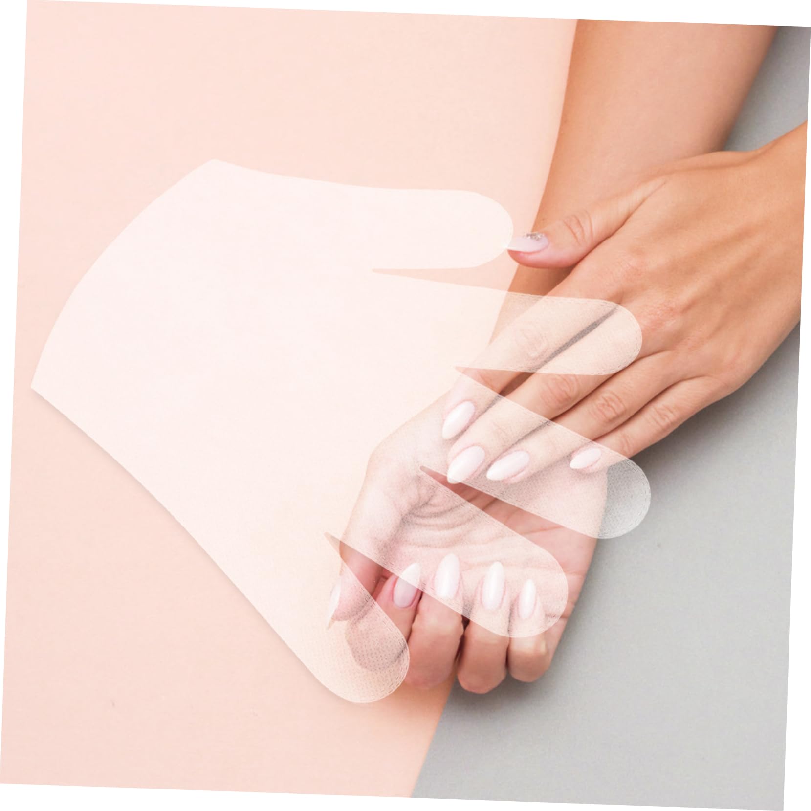 IWOWHERO 50 Non-Woven Fabric Gloves for Dry Hands Overnight Moisturizing Women's Lotion Glove Set Skin Repair