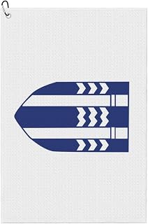 Flag of Reykjavik, Iceland Golf Towel 24x16in Microfiber Golf Towels Waffle Towel Golf Accessories Cleaning Cloth