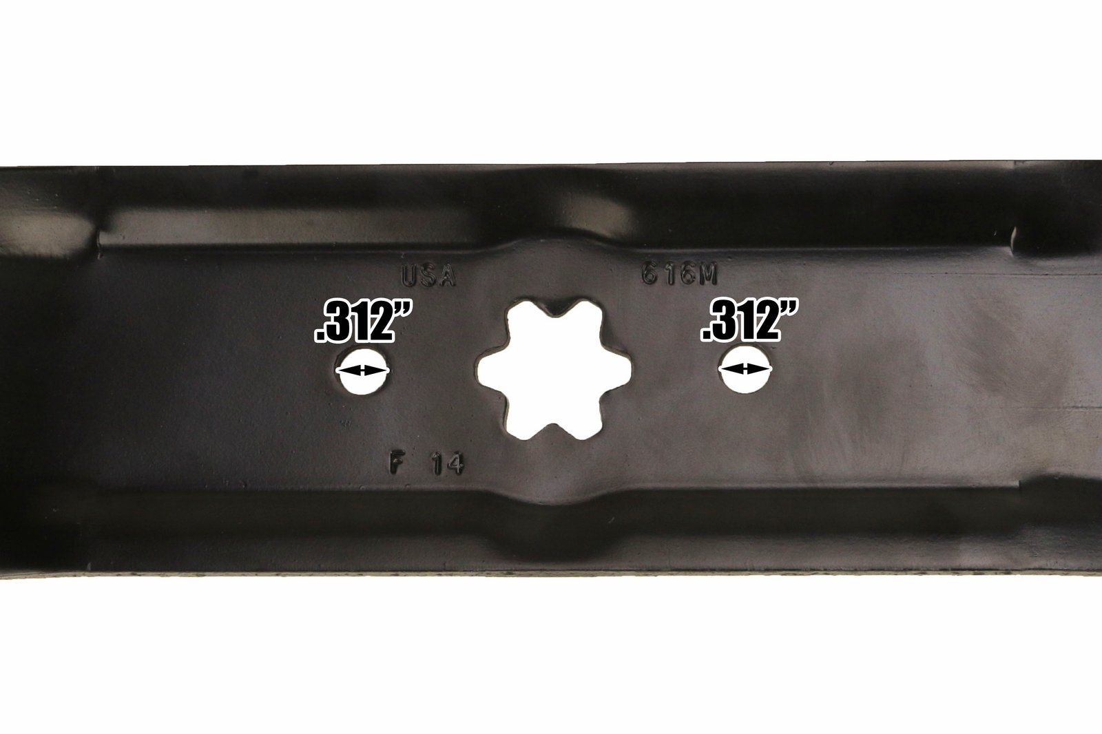 2 EE. UU. Cortacésped cuchillas para MTD 490 – 100-m115, 942 – 616, 742 – 616 a, 42 "Cubierta