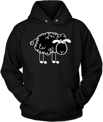 Amazon.com: Sudadera con capucha de oveja negra | Sudadera con capucha de  lana de oveja negra | Gran sudadera con una cita creativa sobre oveja negra,  4X-Large : Ropa, Zapatos y Joyería
