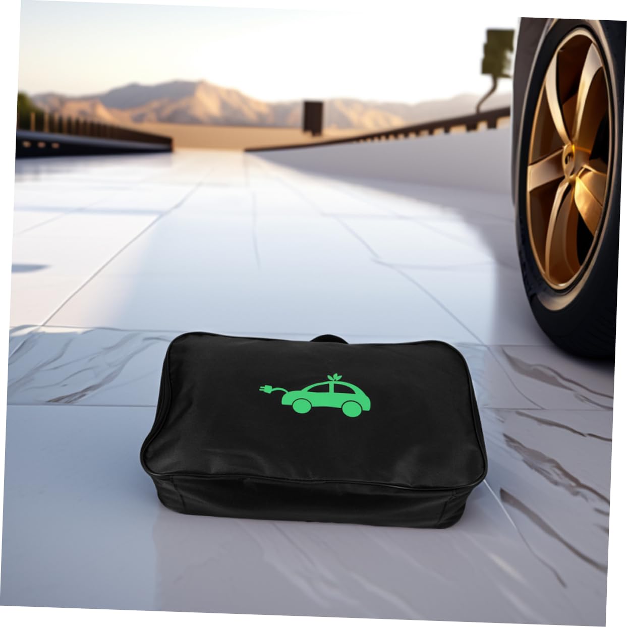 Borsa Porta Cavi per Ricarica Ev, 3 Pezzi, Oxford, e Portatile, Grande capacità, per Auto Elettrica e Camper