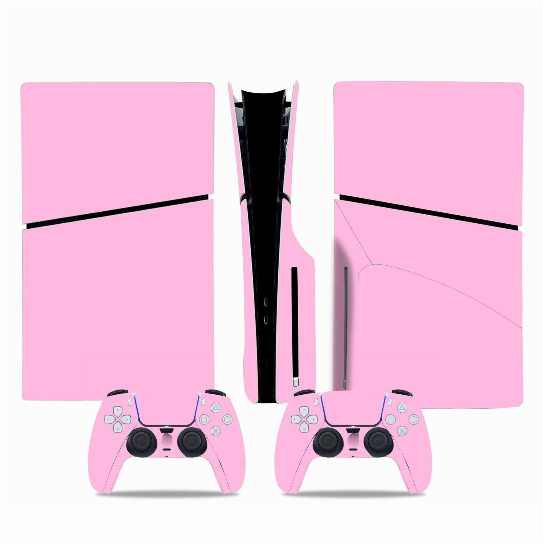 Für PS5 Slim Skin Disc Edition Konsole Und Controller Vinyl Cover Skins Wraps Kratzfest Kompatibel Keine Schrumpfung Starke Haftung 54654 Blasenfrei Kein Schaum Kratzfest