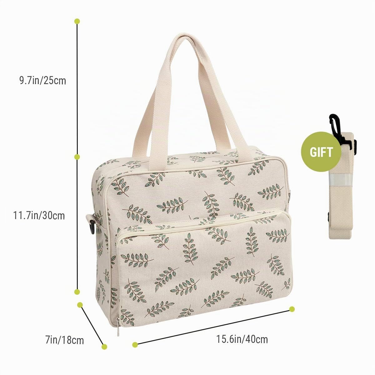 Becko Garntasche, Häkeltasche, Stricktasche, Garn-Tragetasche, Organizer für Projekte, Garnbälle, Häkelnadeln, Stricknadeln, Maschenhalter und anderes Zubehör, beige, Individuell