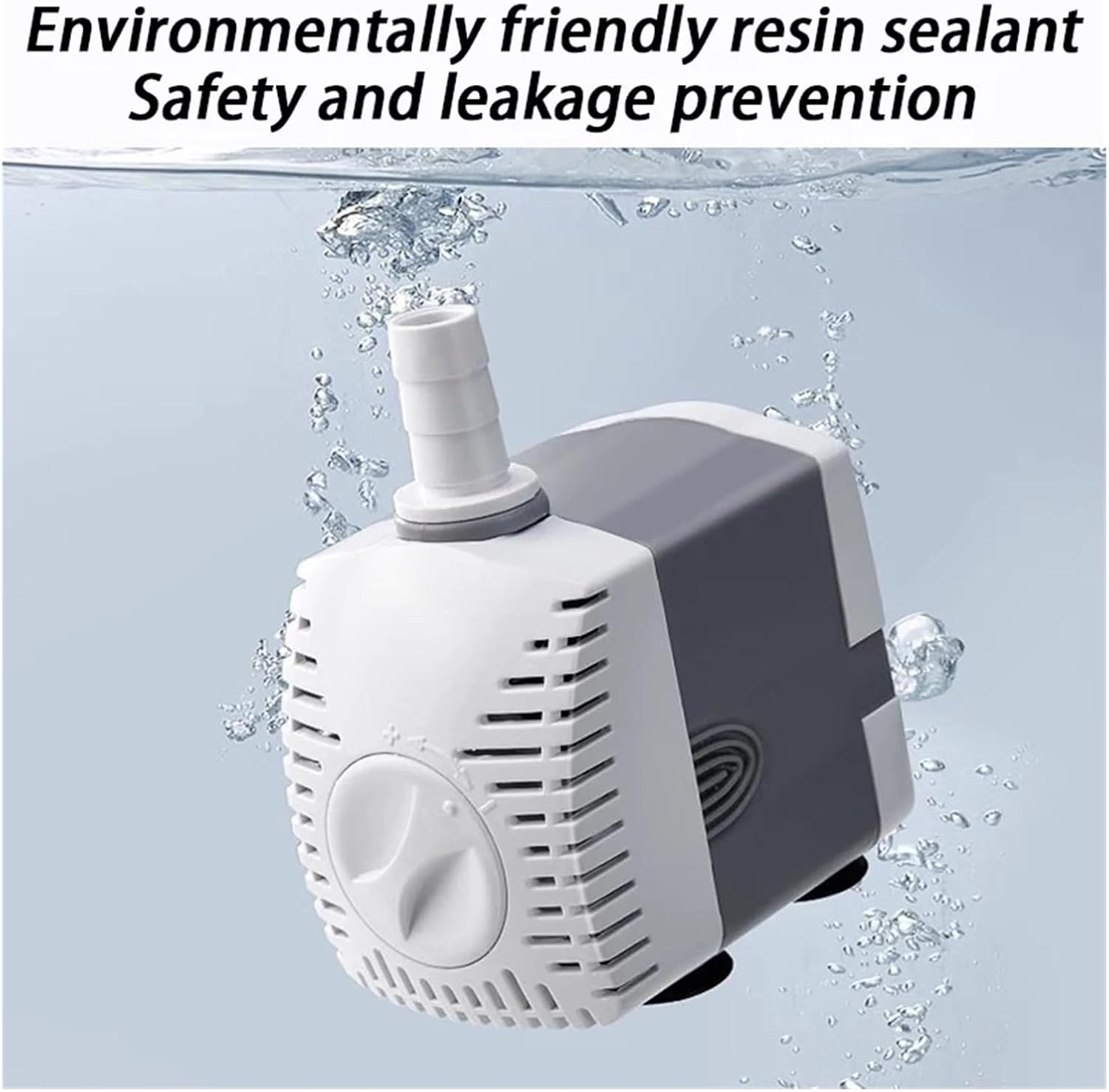 Industrial Water Pressure Diaphragm Pump Mini Fish Tank Water Pumps Aquarium Ultra Quiet Adjustable Submersible Pump Circulation Bottom(25W)