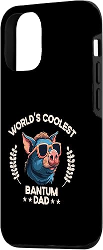Miniatura 5 de iPhone 12 mini World's Coolest Pig Dad Papa - Farmer Bantum Case