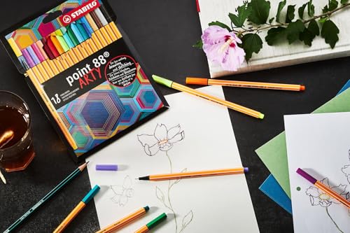 STABILO point 88 Pens, ARTY Set of 65