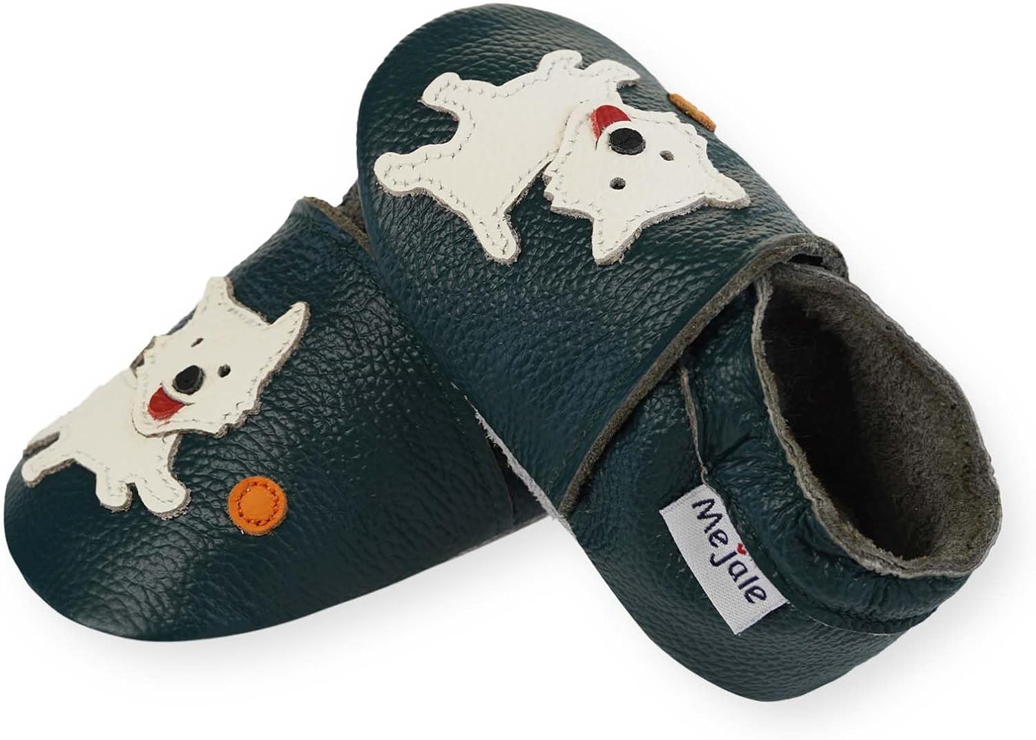 Mejale Baby Shoes 100% Leather Toddler Infant Slippers Cartoon Moccasins First Walker Shoes Mejale Baby Shoes 100% Leather Toddler Infant Slippers Cartoon Moccasins First Walker Shoes