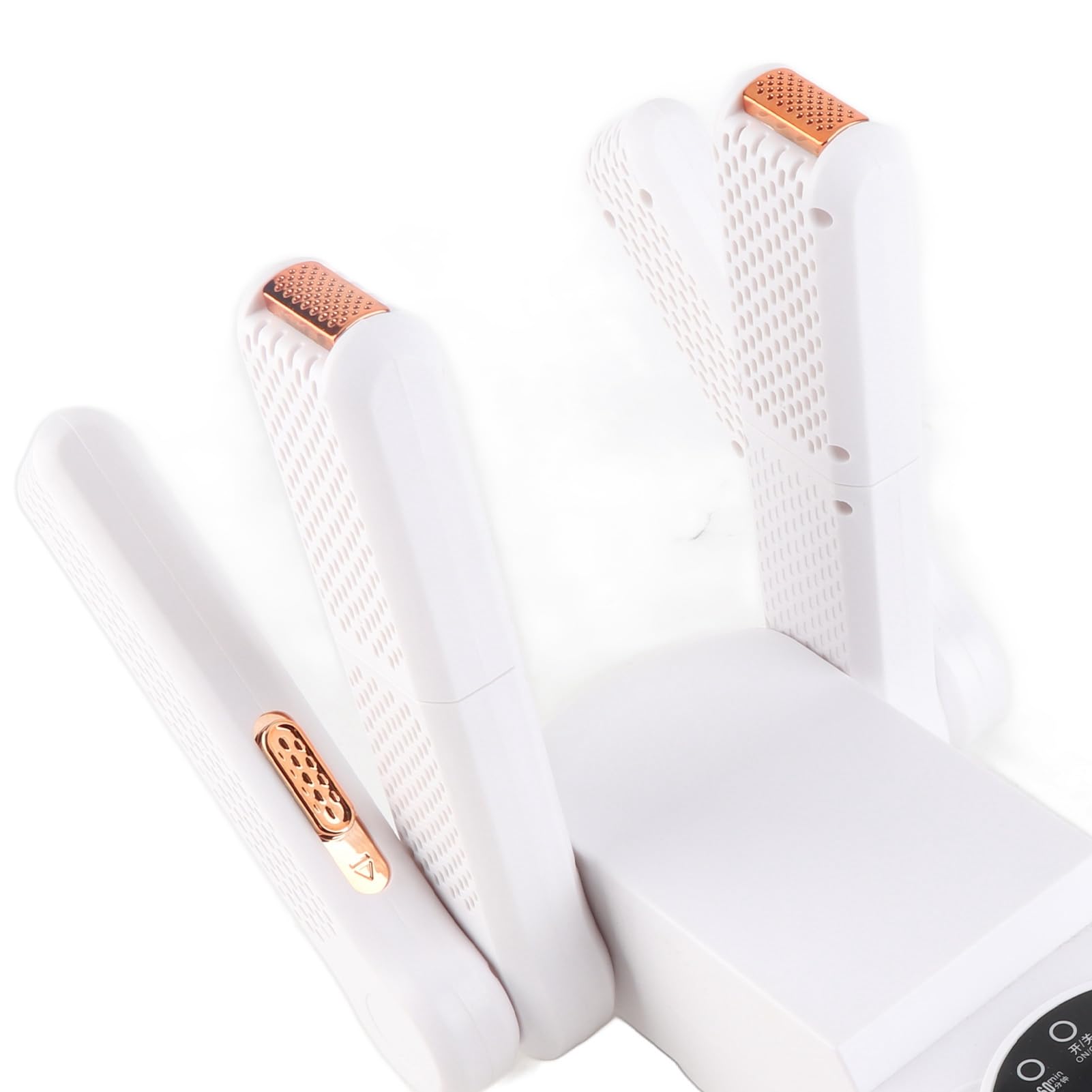 Asciuga Scarponi Elettrico (Espandibile) Asciuga Scarponi Temporizzato con Riduzione degli Odori a Temperatura Costante per 2 Paia Spina UE 220 V Asciuga Scarponi per