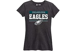 Women's Eagles Charcoal Tagless Tee Sport Your Eagles Pride