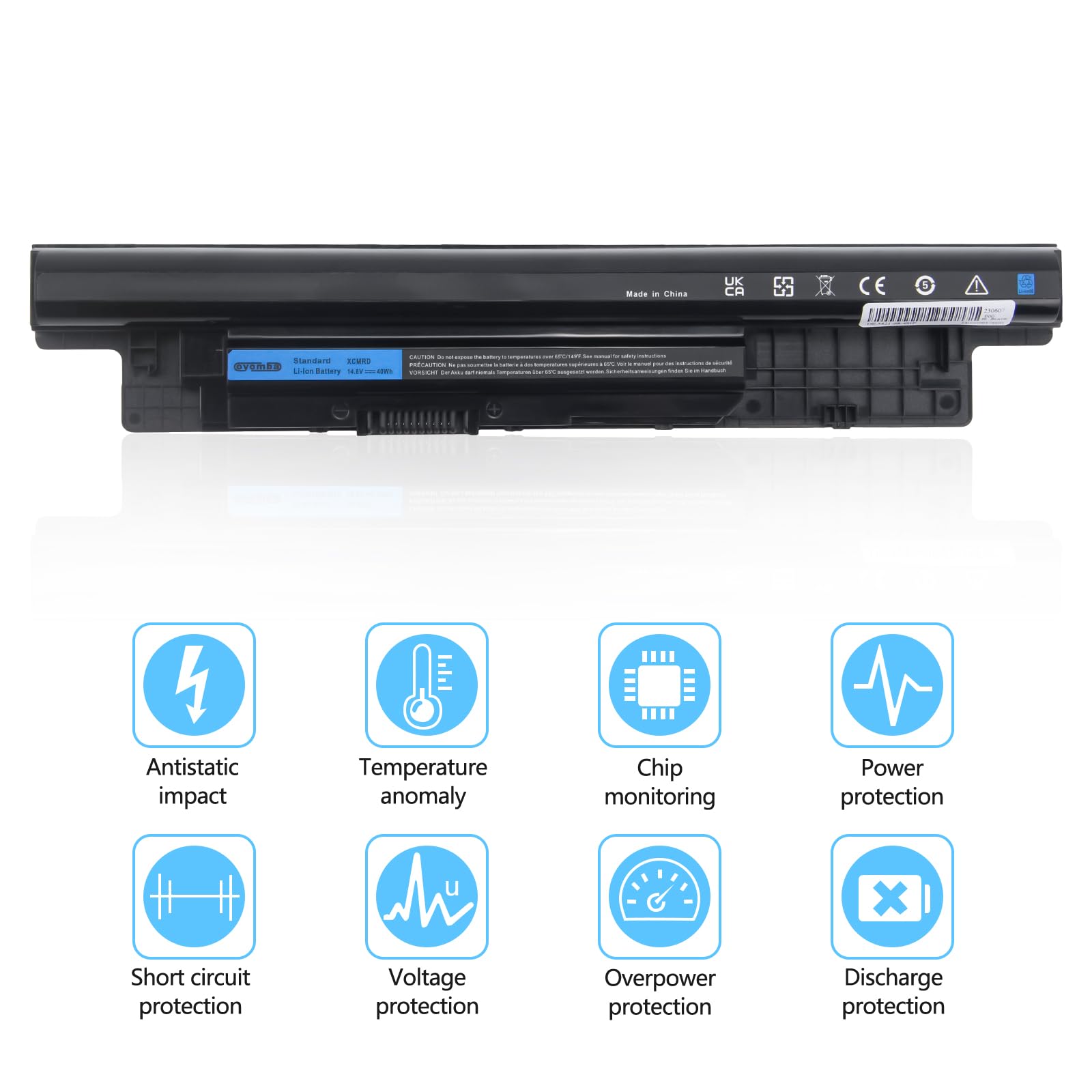 Batteria per laptop Dell Inspiron 15-7580-D1525P 11,4V Li-Ion Batteria per laptop Dell Inspiron 15-7580-D1525P 11,4V Li-Ion