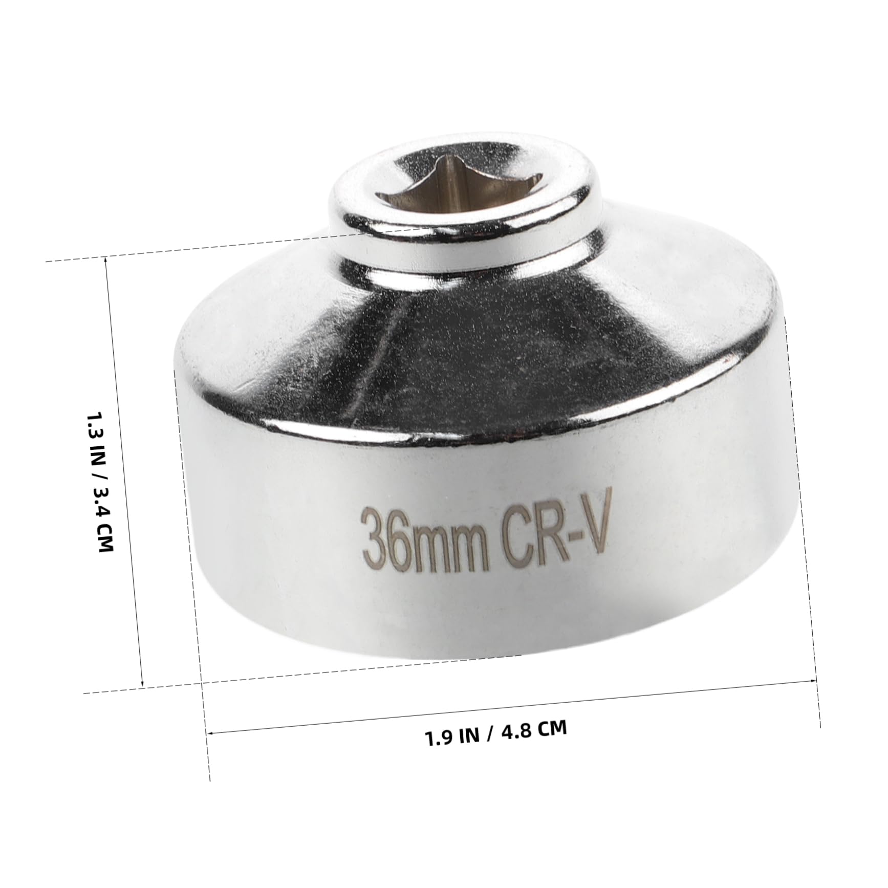 Clé à Filtre 36mm 3 Pièces en Acier Chrome-vanadium Robuste