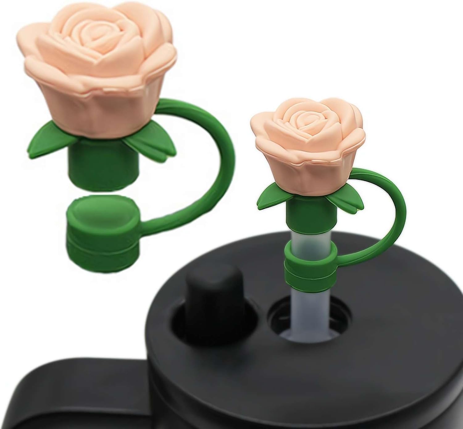 Valentine's Day Straw Covers Cap for Stanley Cup,Rose