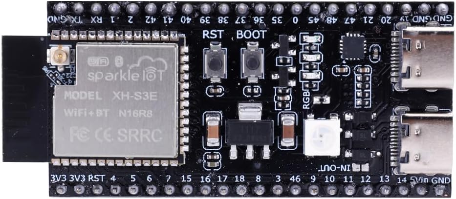 ESP32-S3 Dual Type C Development Board 2.4G WiFi Module S3-N16R8 Soldered