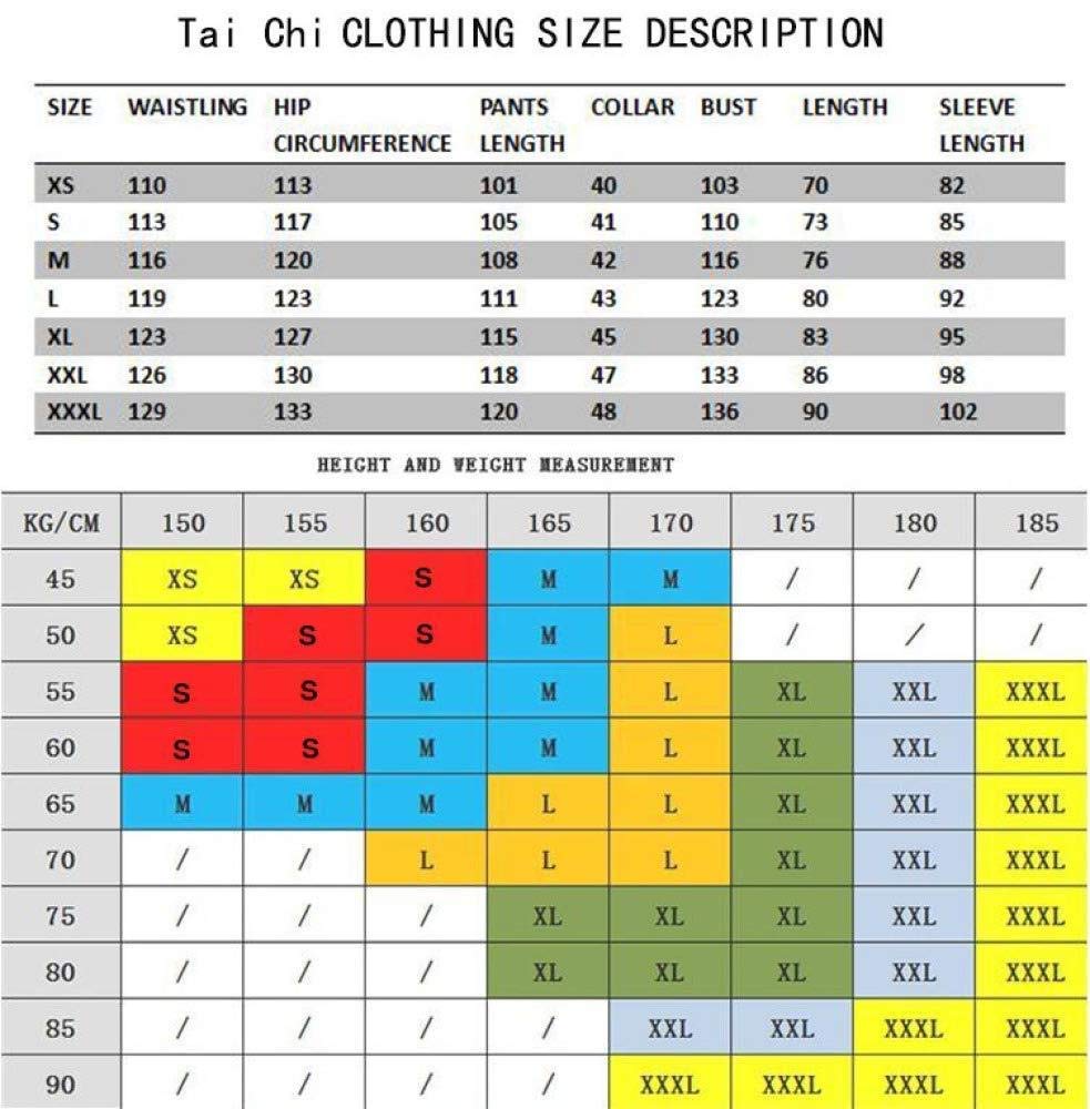 Abbigliamento Tai Chi,Arti Marziali Wing Chun Boxe Shaolin Kung Fu Taekwondo Abbigliamento da Allenamento,AM