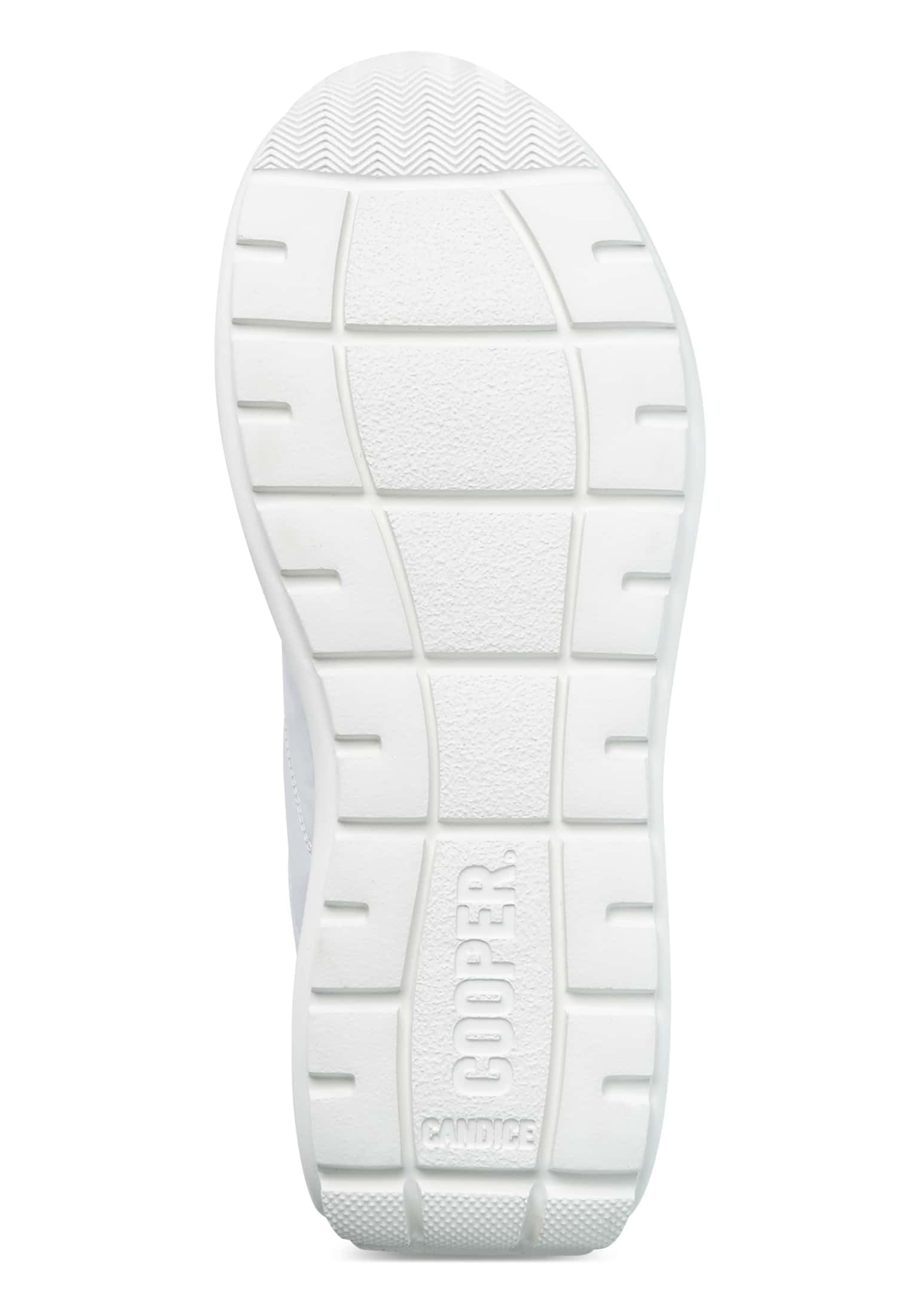 Candice Cooper Spark 010-Baskets en Cuir-Blanc