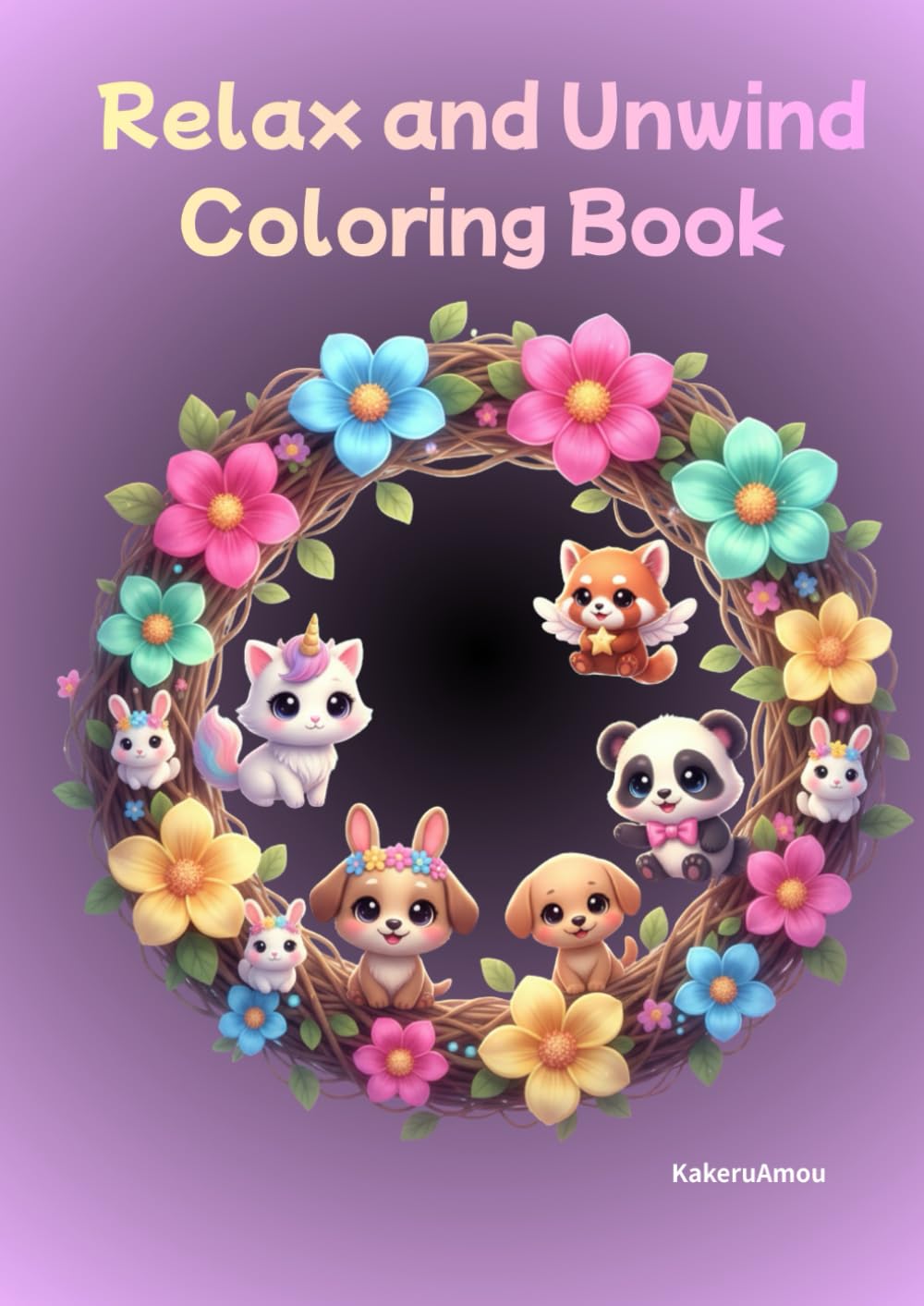 Relax and Unwind Coloring Book