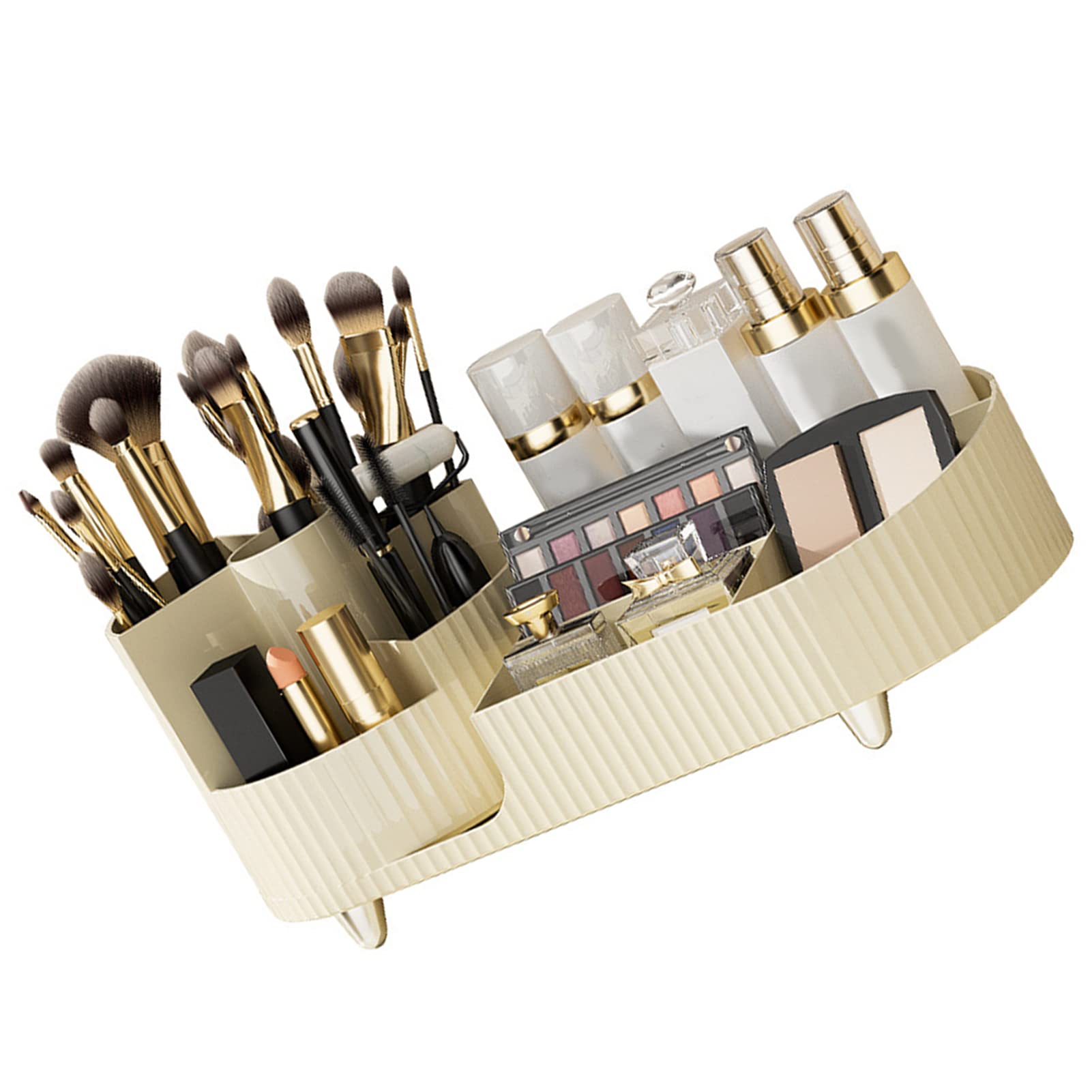 Grand tiroir de rangement de maquillage pour rouge à lèvres, pinceaux de maquillage, organisateur de salle de bain pour cosmétiques