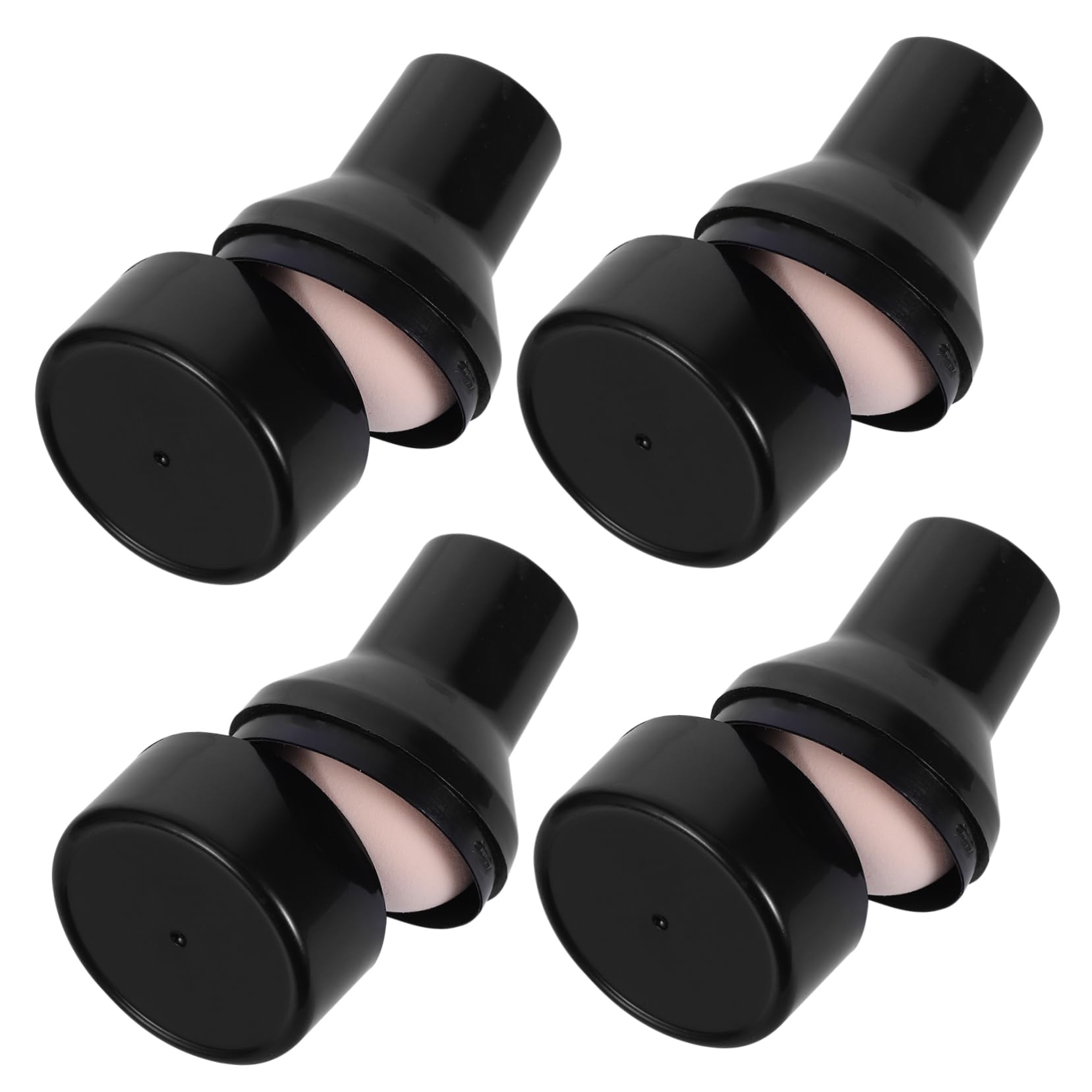 WRITWAA Cute Mushroom Design Makeup Puff Sponges 4pcs Face Powder Brush for Women Girls