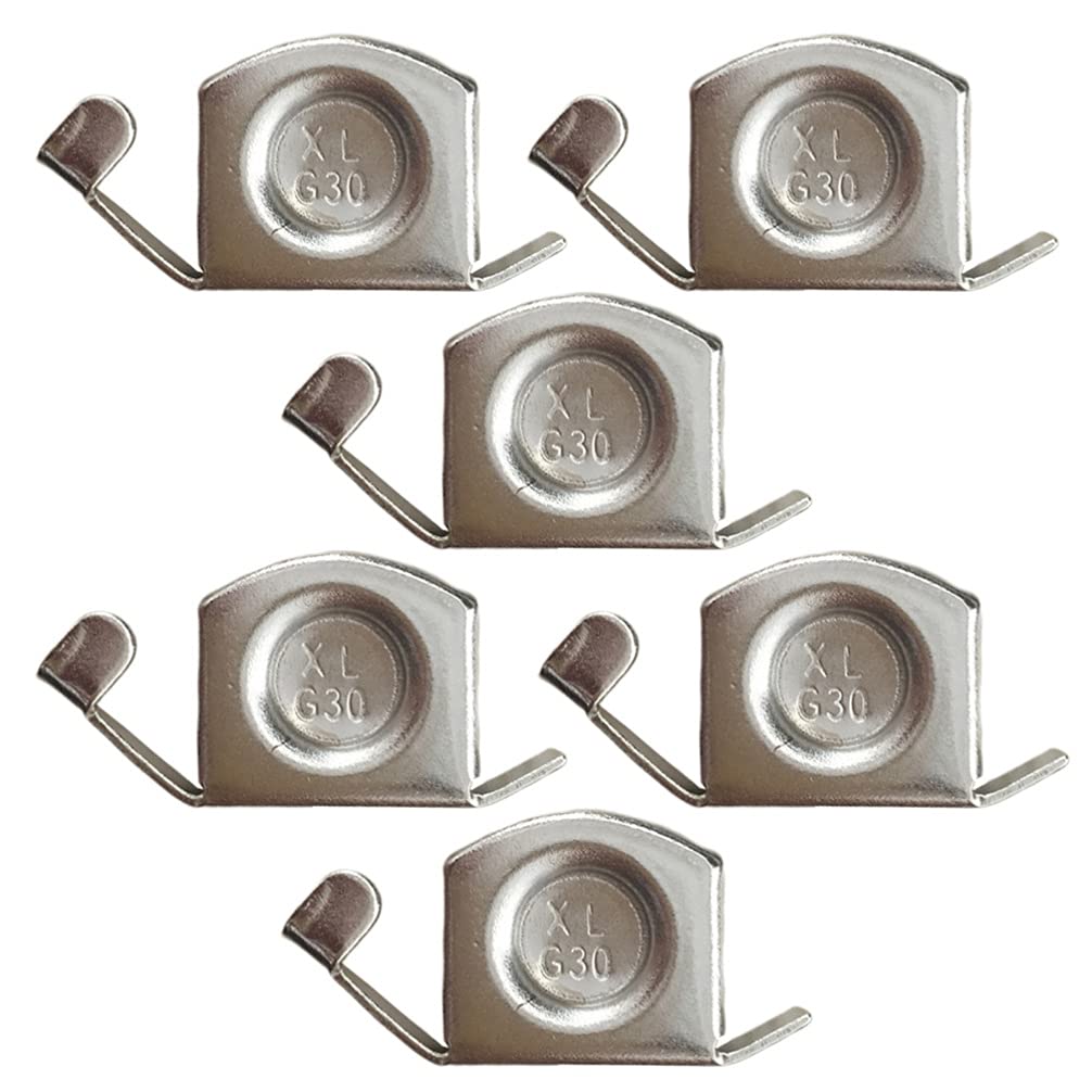 ULTNICE 6pcs Metal Seam Guide Sewing Machine Seam Guide Gauge Sewing Gauge for Most Sewing Machine Foot Parts Accessories