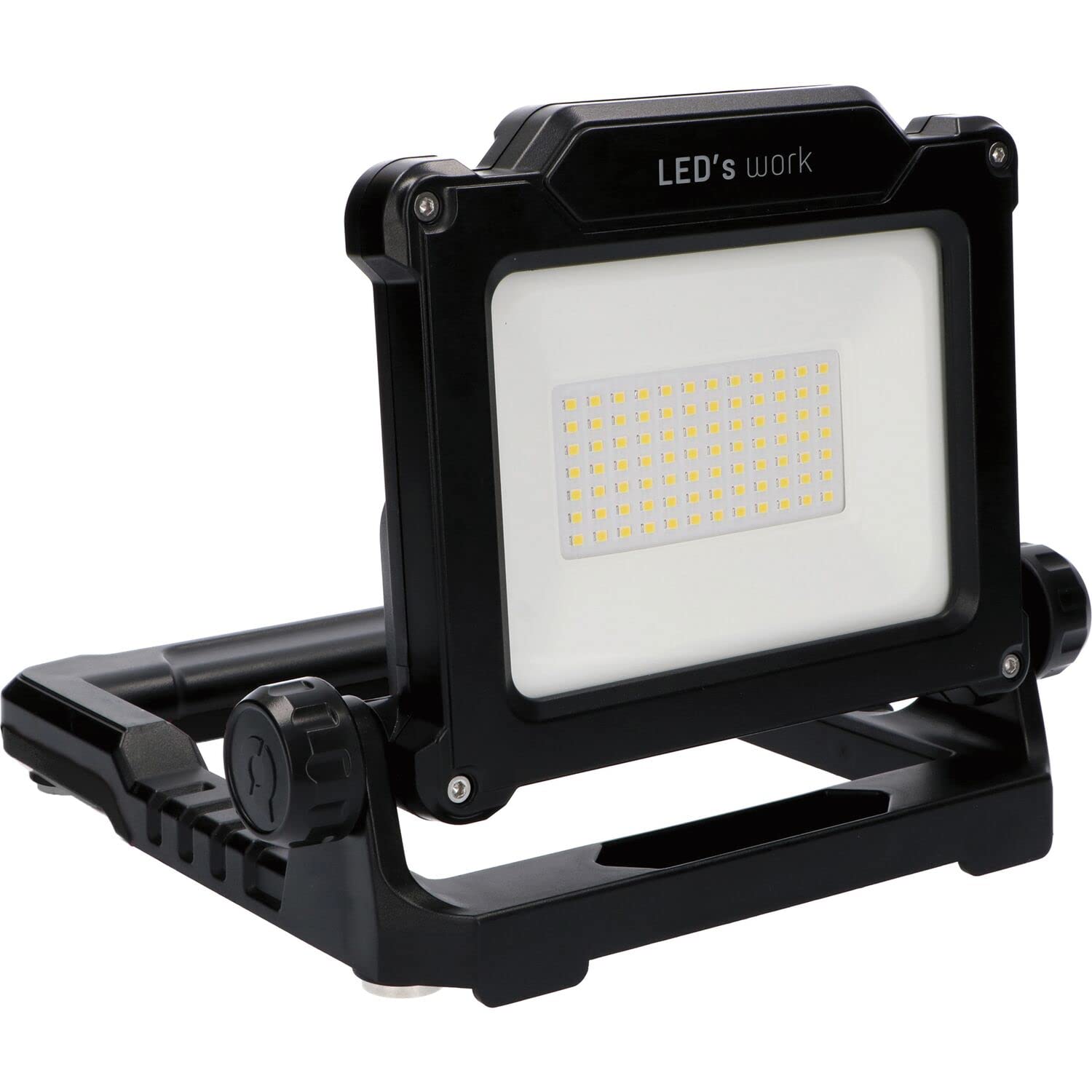 LED'S WORK 300908 LED Akku-Baustrahler 20W 2500 Lumen IP20 mit USB-Anschluss