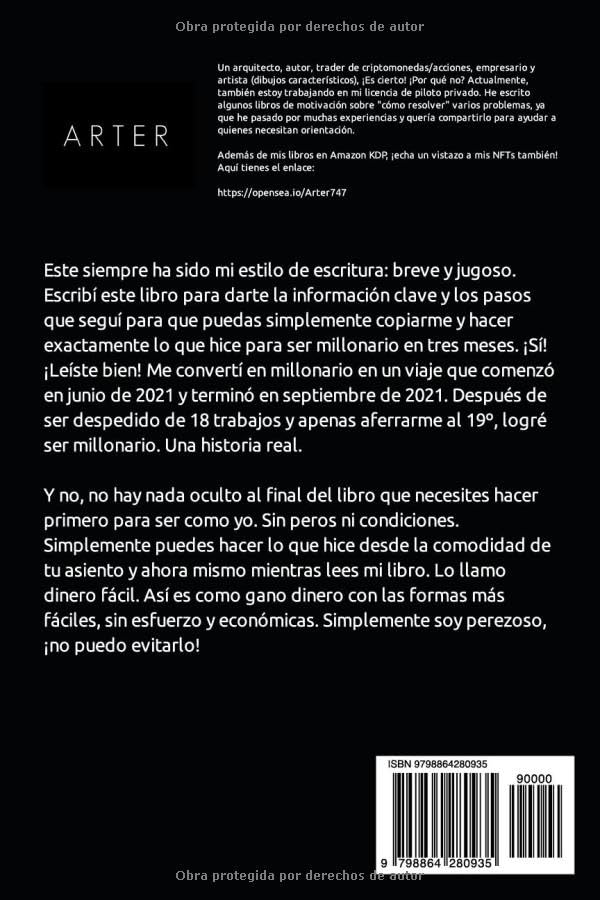 Miniatura 2 de Cómo gané 2 millones de dólares en 3 meses Cómo hacerse rico - dinero fácil (Spanish Edition)