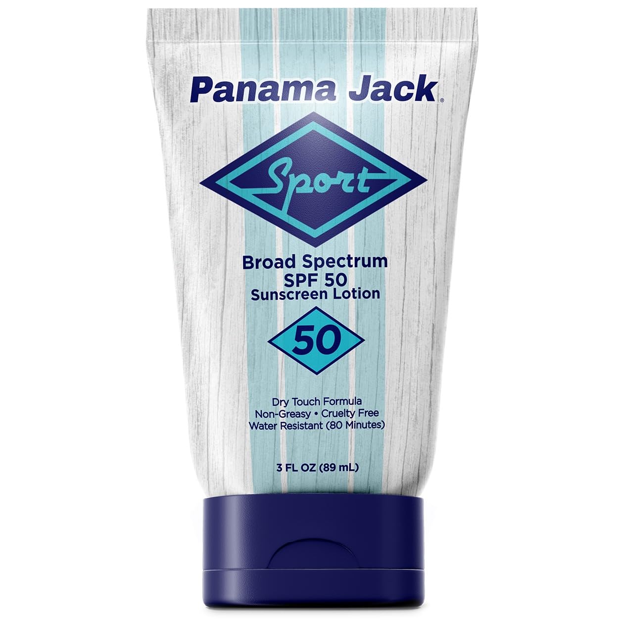 Panama Jack Sport Sunscreen Lotion - SPF 50, Broad Spectrum UVA/UVB Protection, Non-Greasy, PABA, Paraben, Gluten & Cruelty Free, 3 FL OZ (Pack of 6)