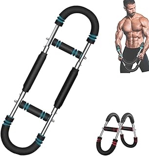 KGLHJDY Equipo de Entrenamiento de Pecho, Barra Twister portátil, para Hombres y Mujeres, con diseño Desmontable (Azul)