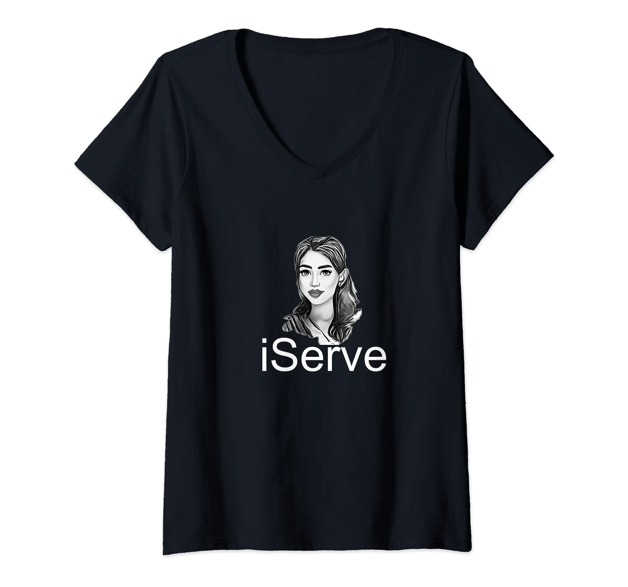 Womens iServe V-Neck T-Shirt