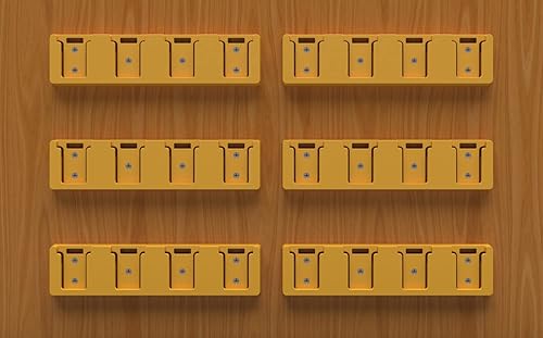 Miniatura 8 de Soporte de batería compatible con DeWalt de 20 V, soporte para batería de garaje de 4 ranuras a granel, herramientas Dewallt de 20 V, soporte de