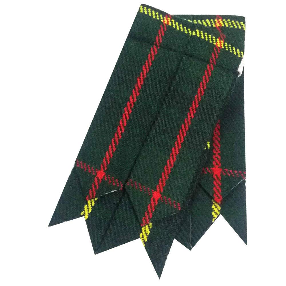 Tartancity Men's Green New Kilt Flashes Hunting Stewart Tartan/Scottish Kilt Hose Sock Flashes Tartans