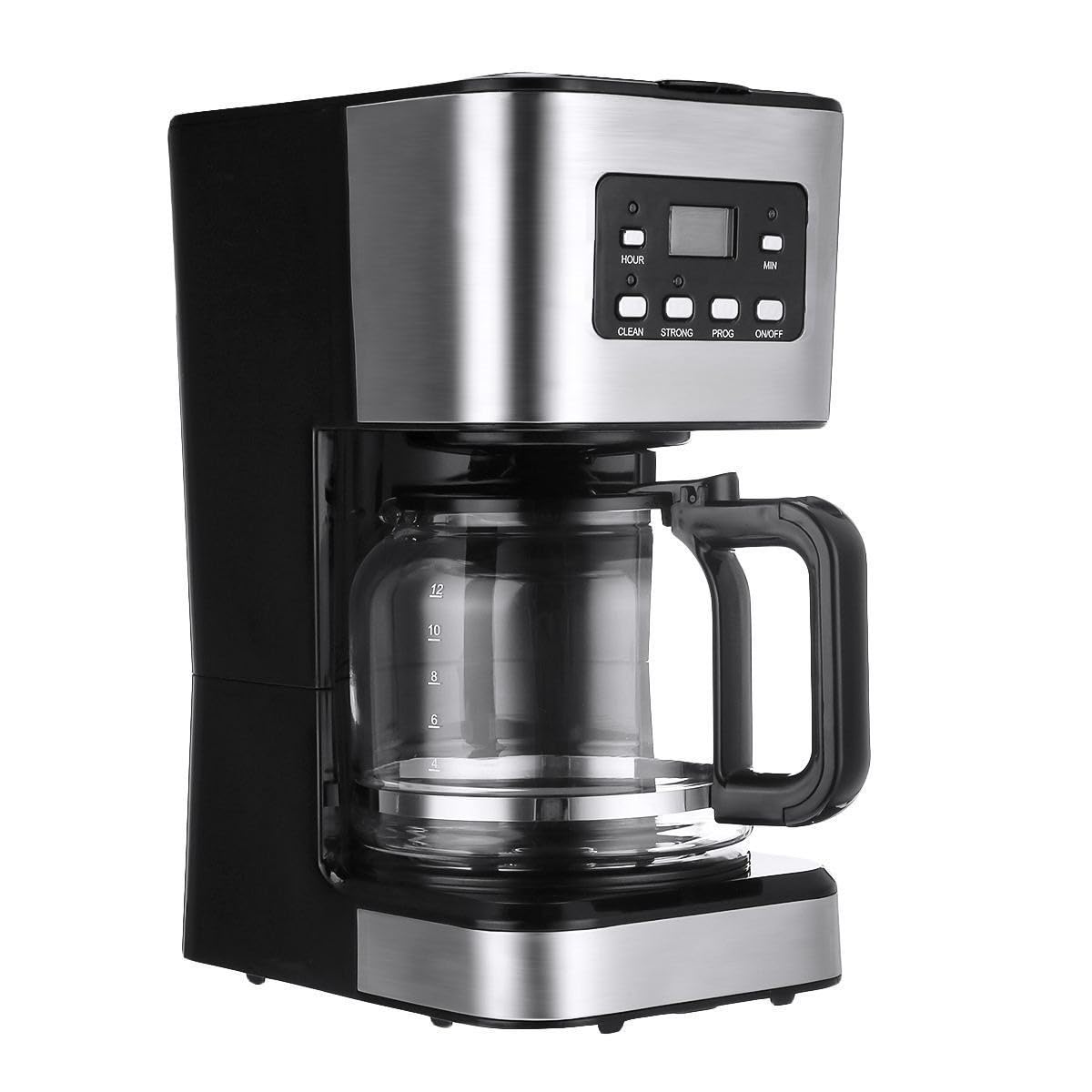 Amazon | [Figoday] コーヒーメーカー 全自動 豆自動計量機能 大容量12
