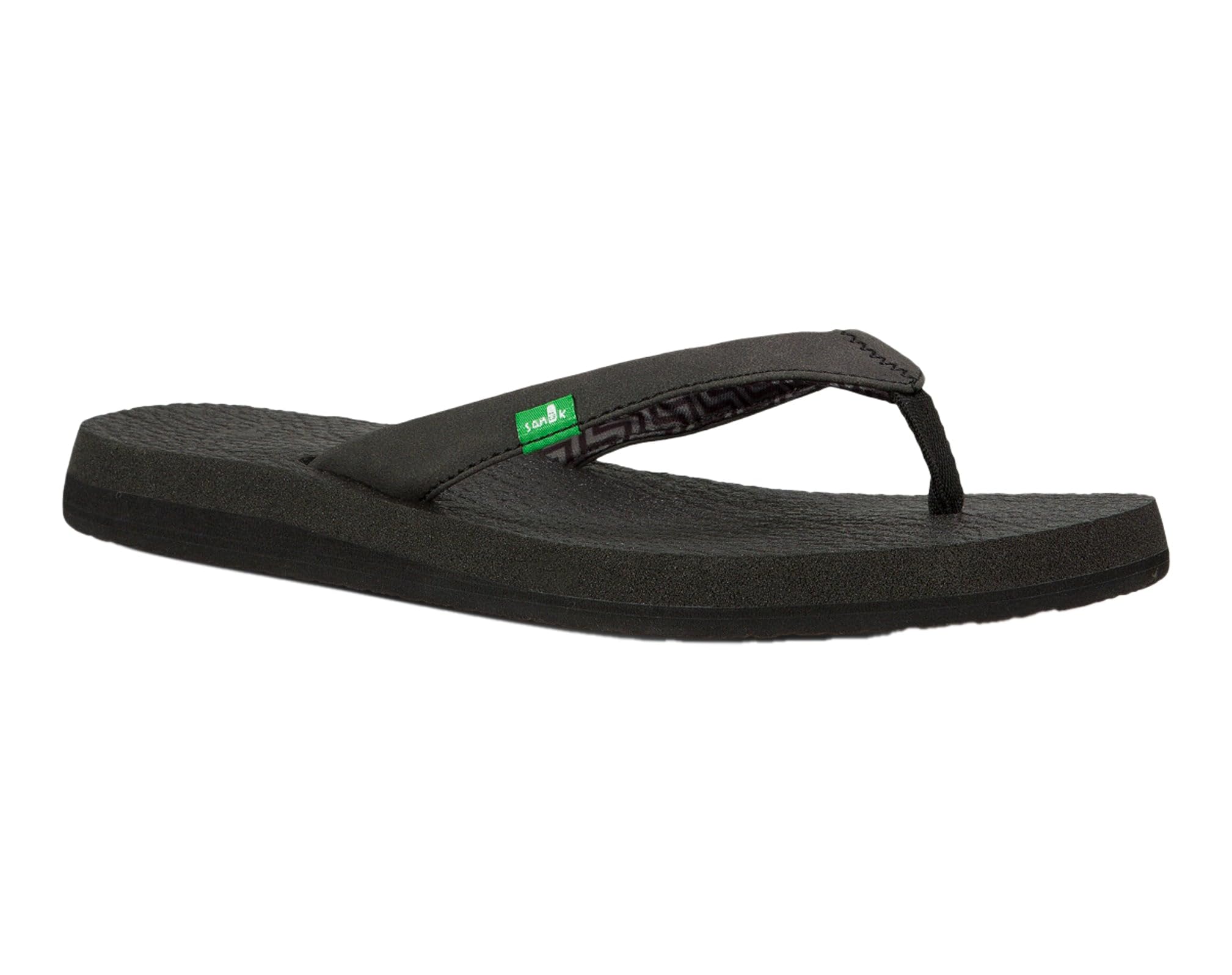Sanuk Yoga Serenity Flip Flops for Women - Yoga Mat Footbed Sandals