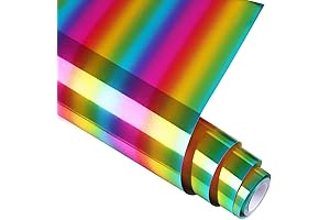 Foil HTV Transwonder Rainbow Vinyl Roll